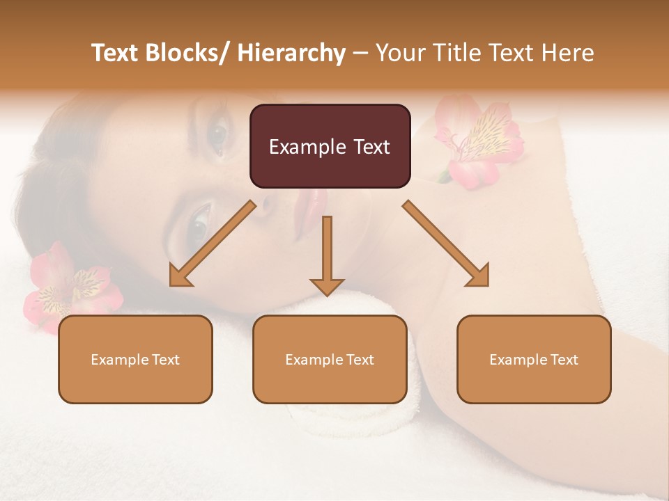 Lying Female Body PowerPoint Template