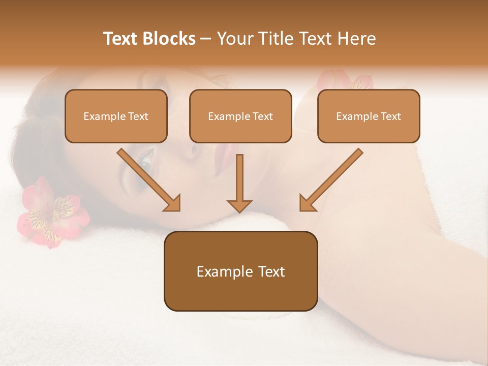 Lying Female Body PowerPoint Template