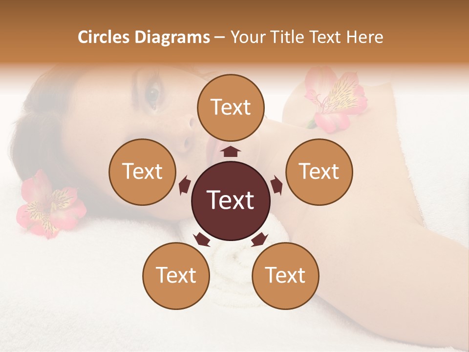 Lying Female Body PowerPoint Template