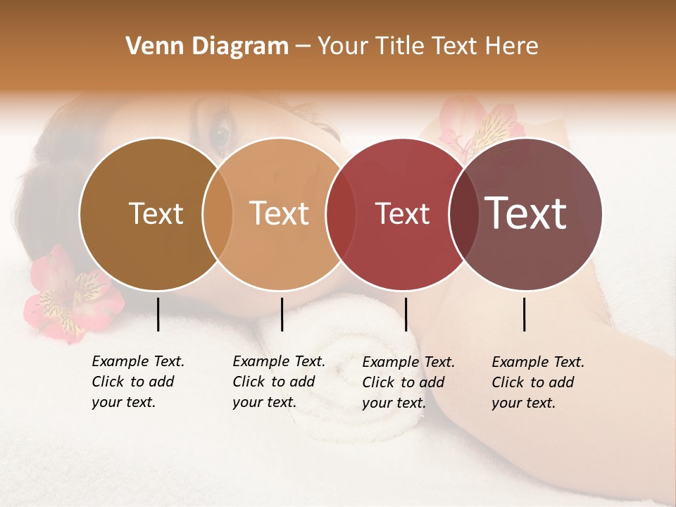 Lying Female Body PowerPoint Template