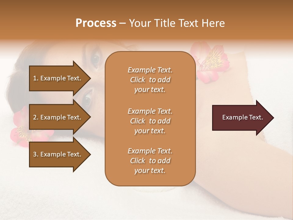 Lying Female Body PowerPoint Template
