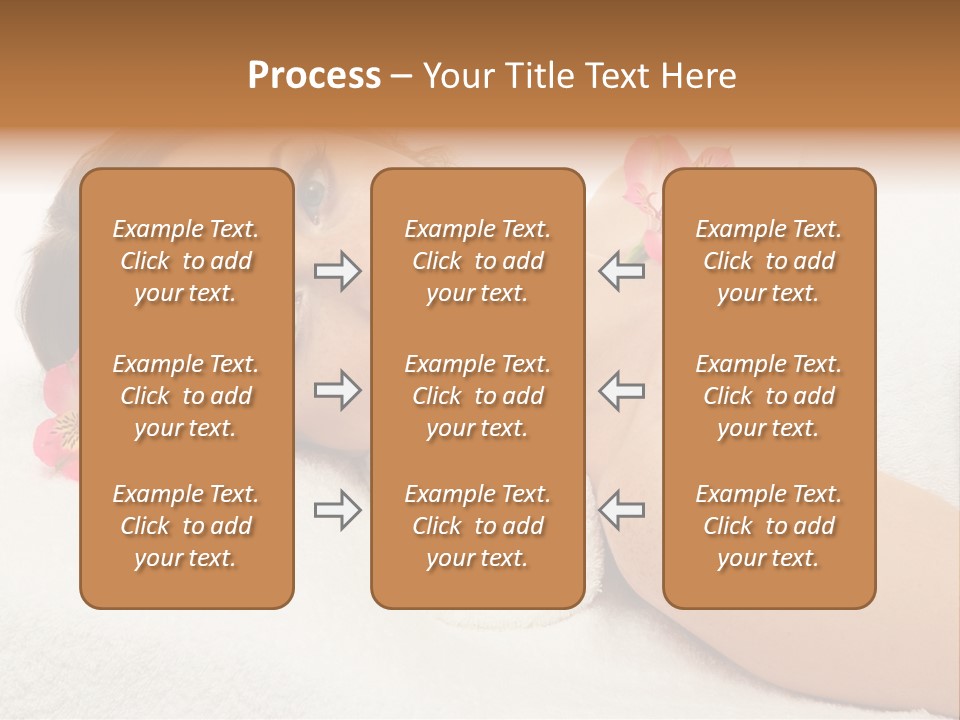 Lying Female Body PowerPoint Template