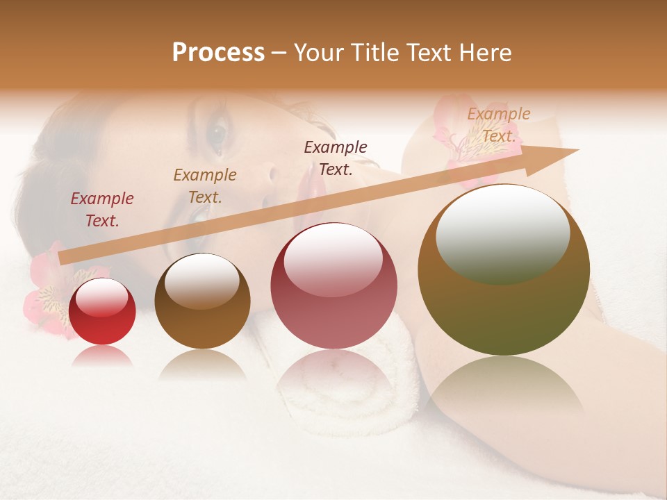 Lying Female Body PowerPoint Template