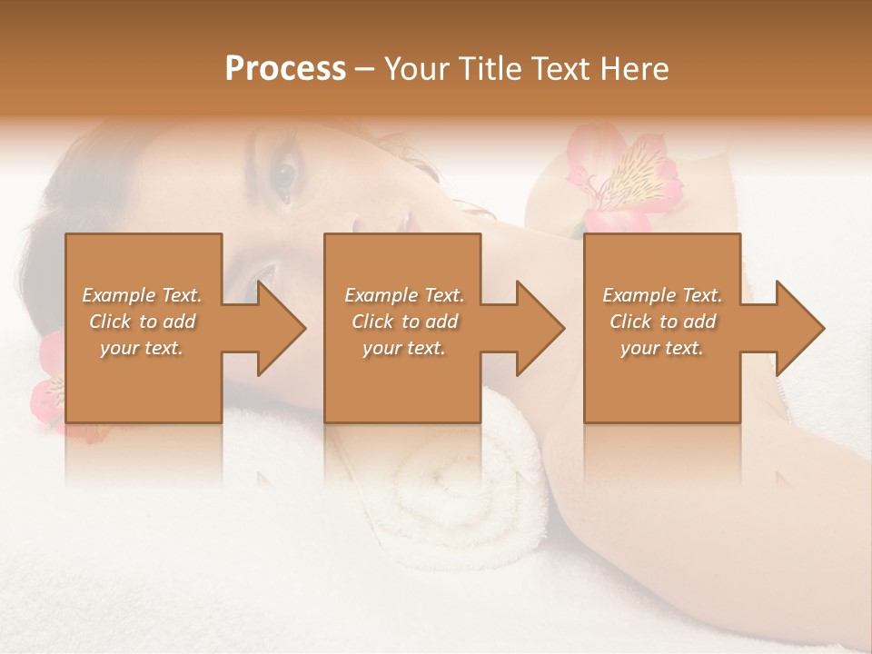 Lying Female Body PowerPoint Template