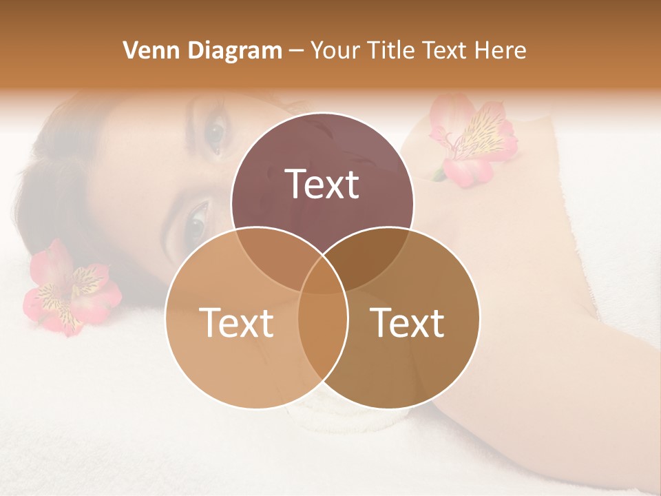 Lying Female Body PowerPoint Template