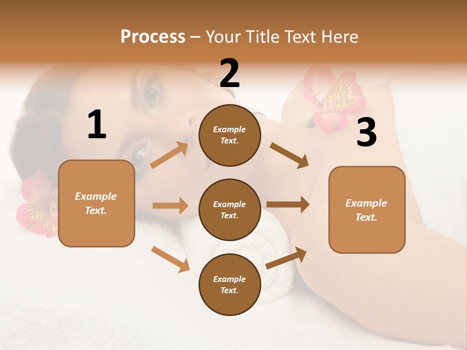 Lying Female Body PowerPoint Template
