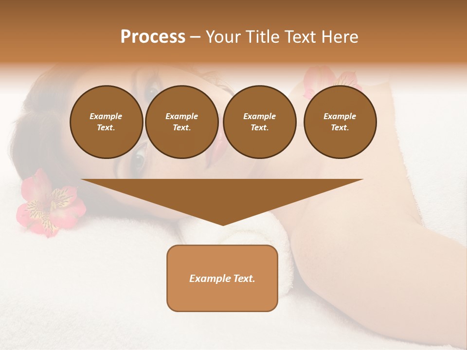 Lying Female Body PowerPoint Template