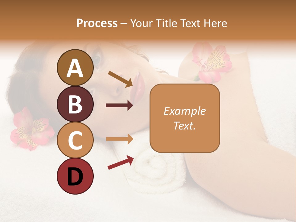 Lying Female Body PowerPoint Template