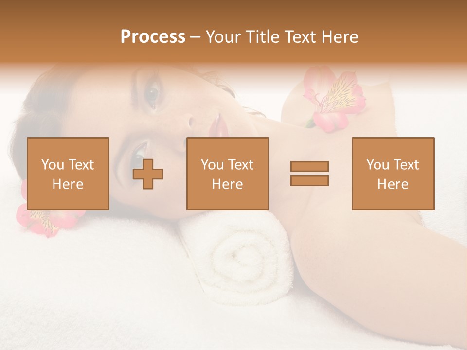 Lying Female Body PowerPoint Template