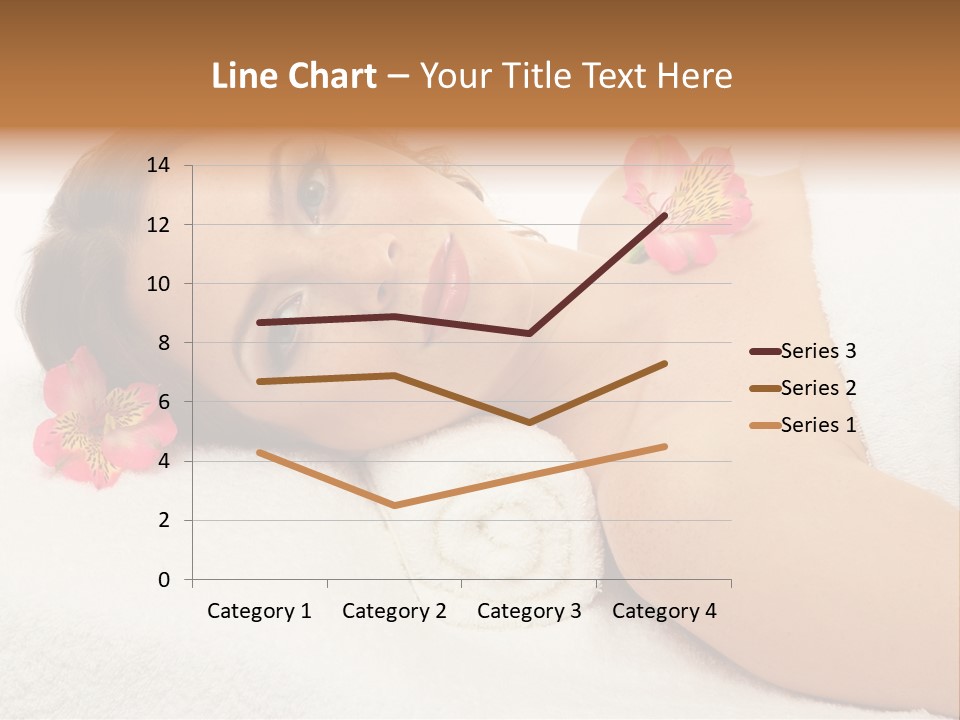 Lying Female Body PowerPoint Template