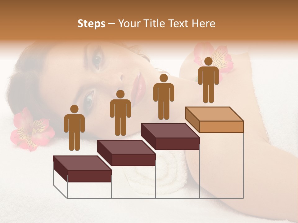 Lying Female Body PowerPoint Template