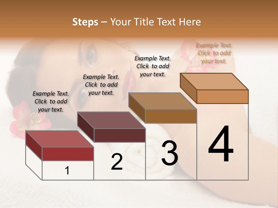 Lying Female Body PowerPoint Template