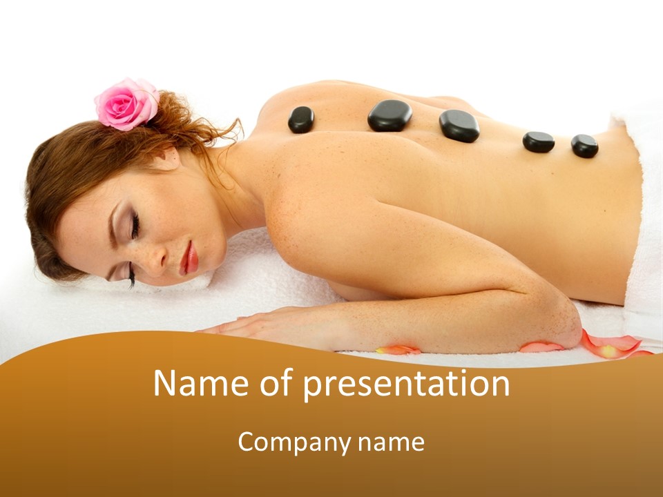 Towel Tone Relaxation PowerPoint Template