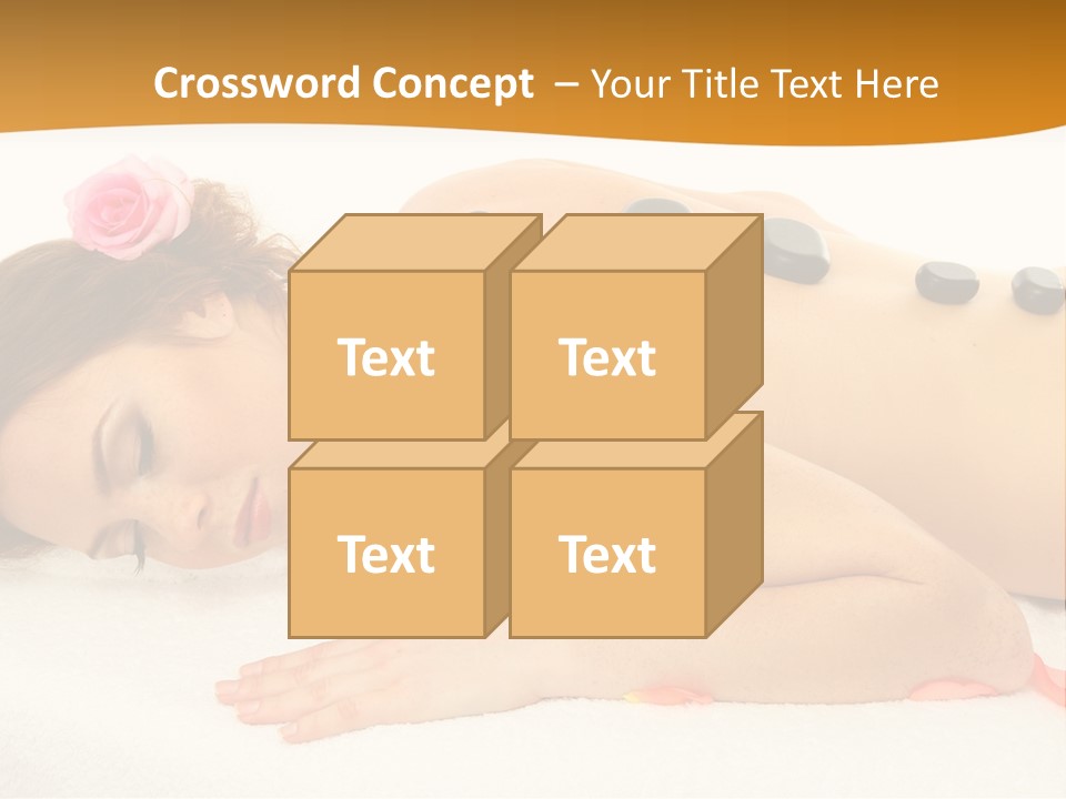 Towel Tone Relaxation PowerPoint Template