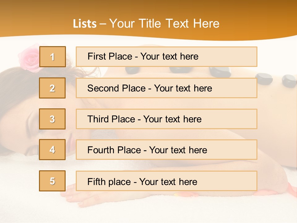 Towel Tone Relaxation PowerPoint Template