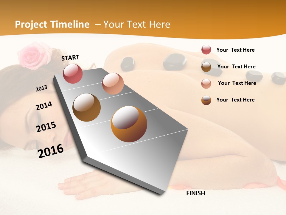 Towel Tone Relaxation PowerPoint Template