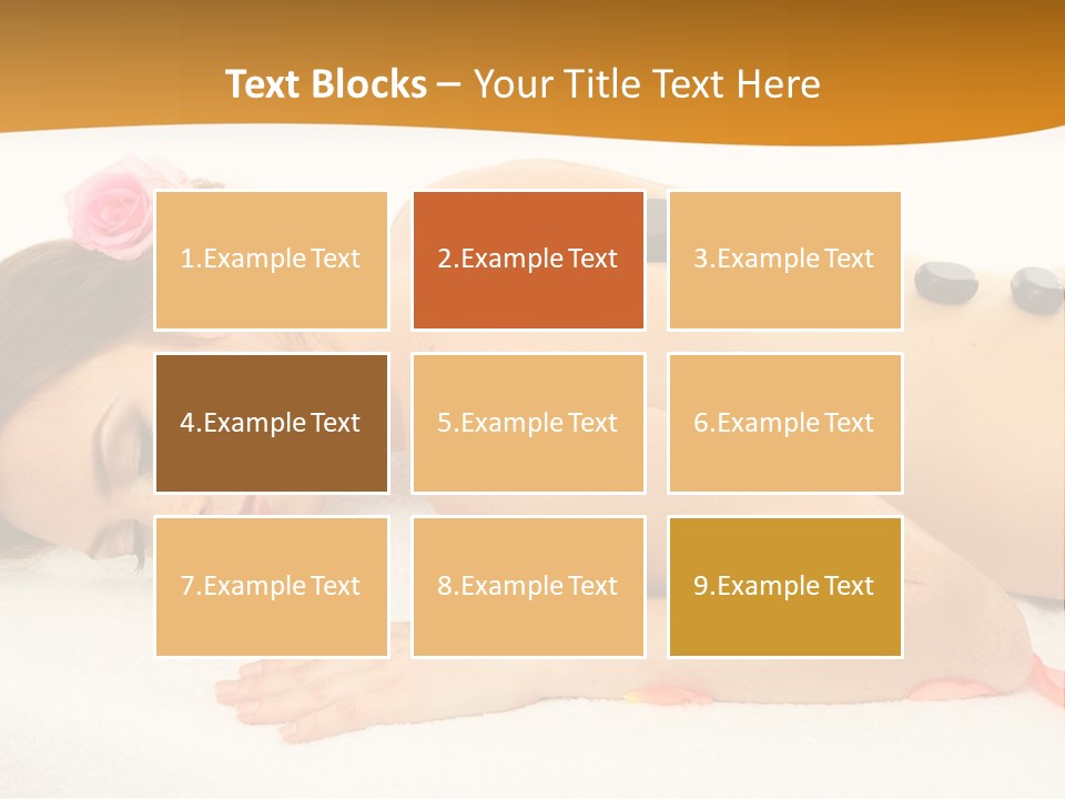 Towel Tone Relaxation PowerPoint Template