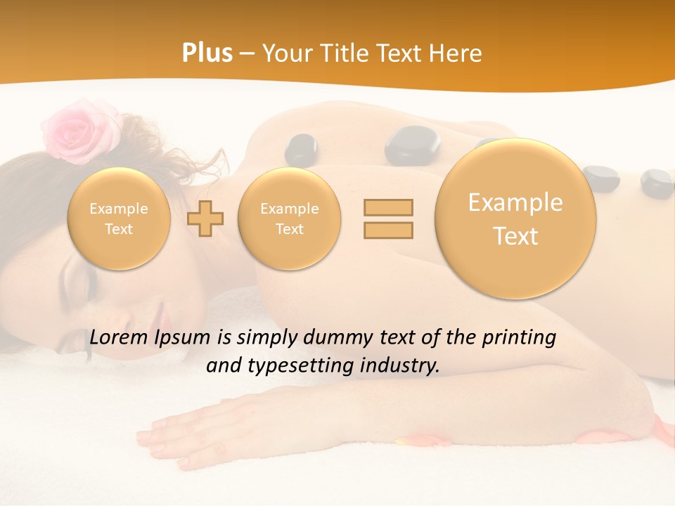 Towel Tone Relaxation PowerPoint Template