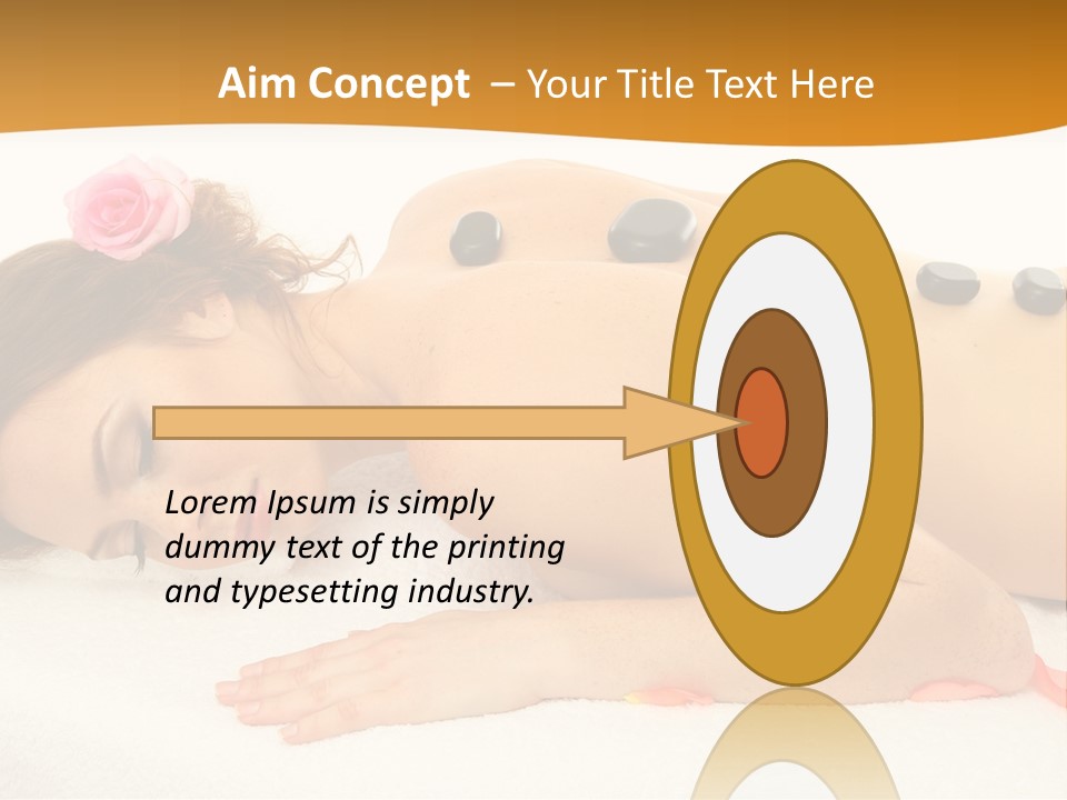 Towel Tone Relaxation PowerPoint Template