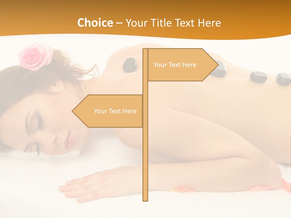 Towel Tone Relaxation PowerPoint Template