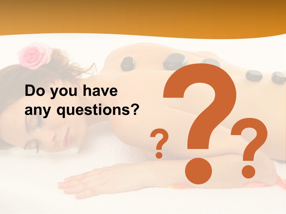 Towel Tone Relaxation PowerPoint Template