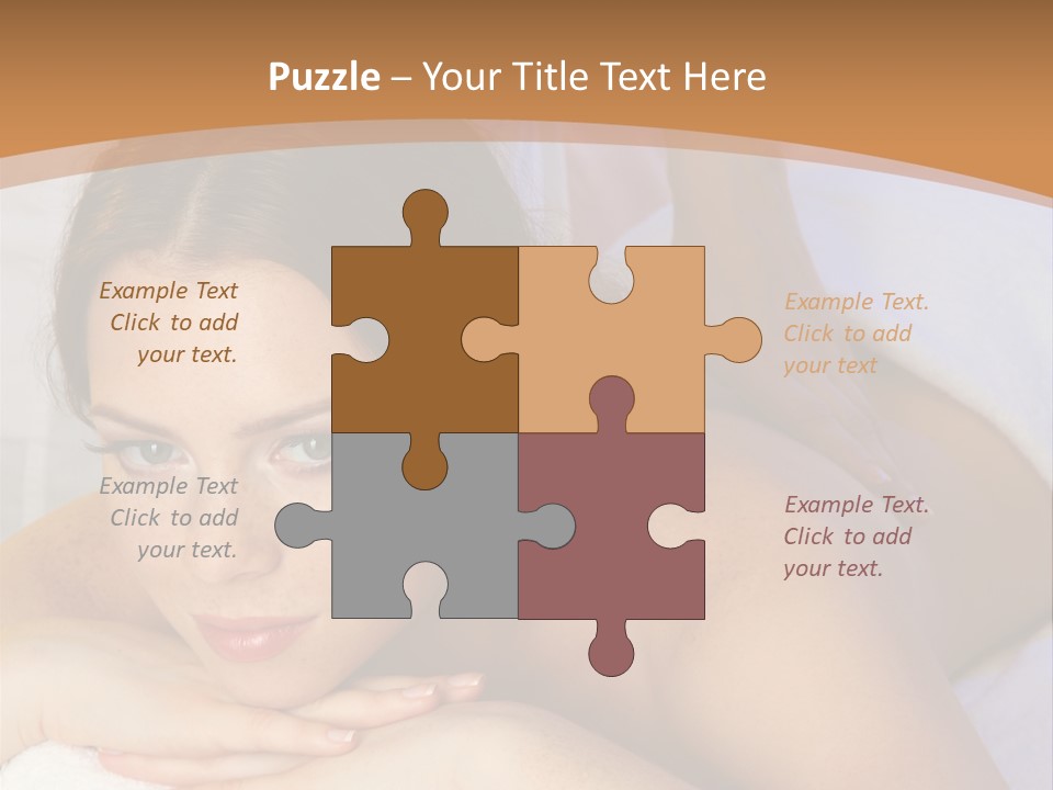 Rejuvenation Massaging Human PowerPoint Template