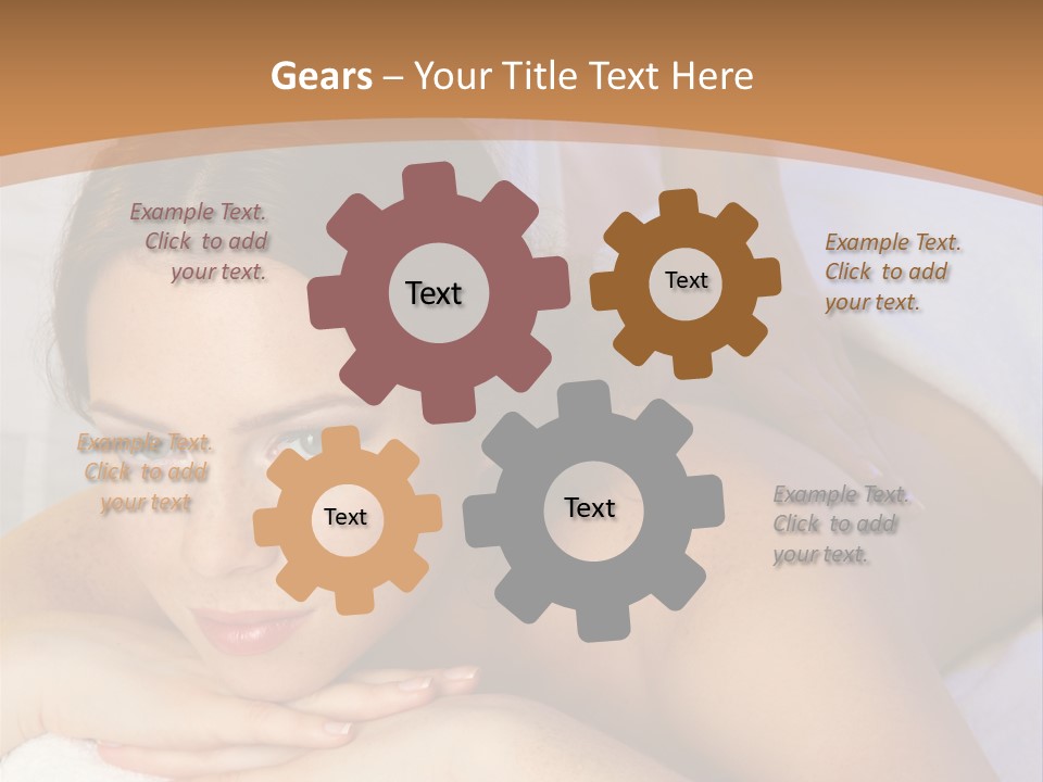 Rejuvenation Massaging Human PowerPoint Template