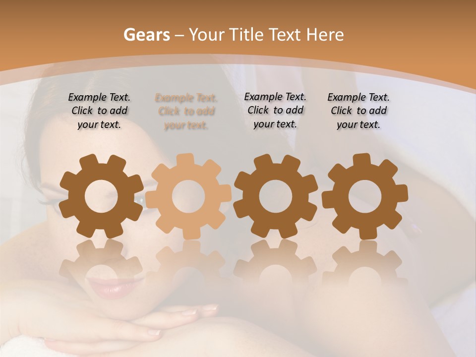 Rejuvenation Massaging Human PowerPoint Template