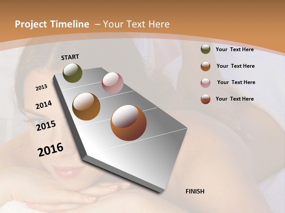 Rejuvenation Massaging Human PowerPoint Template