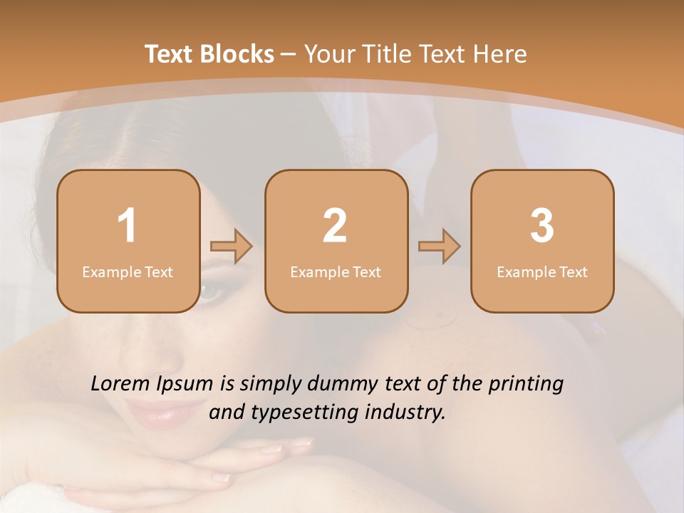 Rejuvenation Massaging Human PowerPoint Template