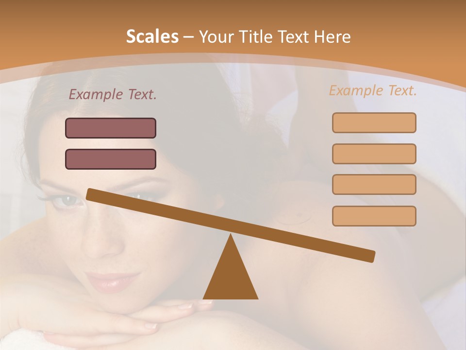 Rejuvenation Massaging Human PowerPoint Template