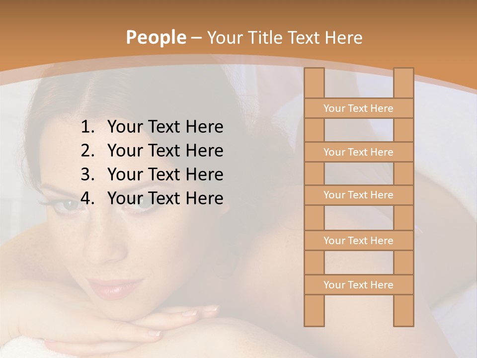 Rejuvenation Massaging Human PowerPoint Template