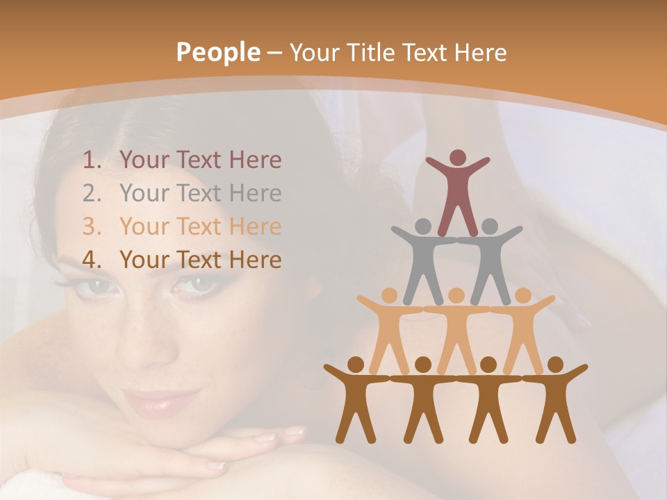 Rejuvenation Massaging Human PowerPoint Template