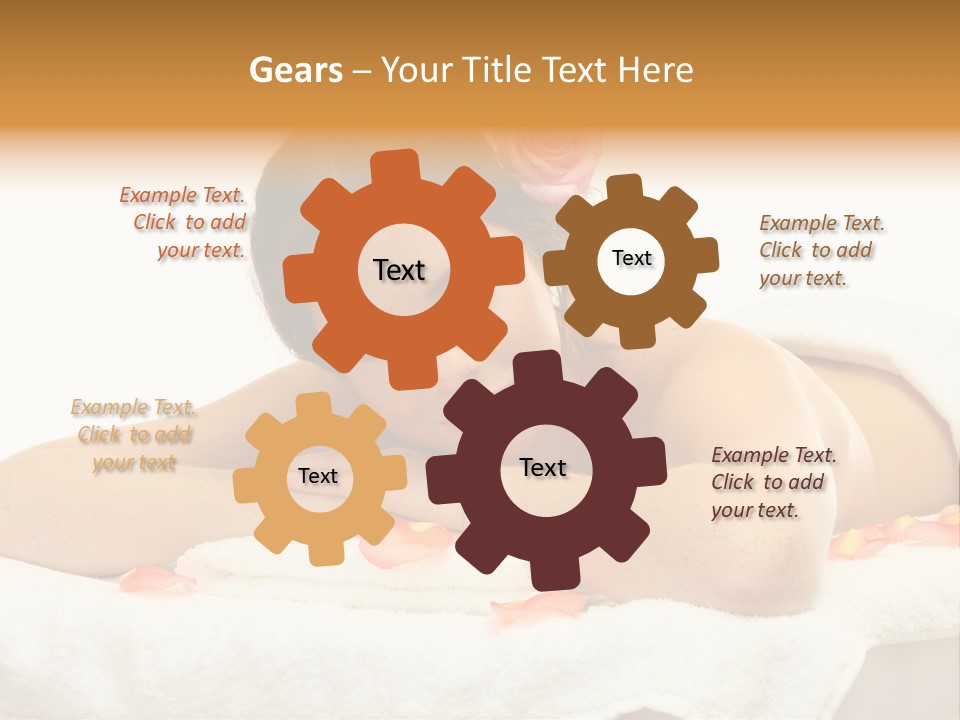 Flower Beautiful Cosmetics PowerPoint Template