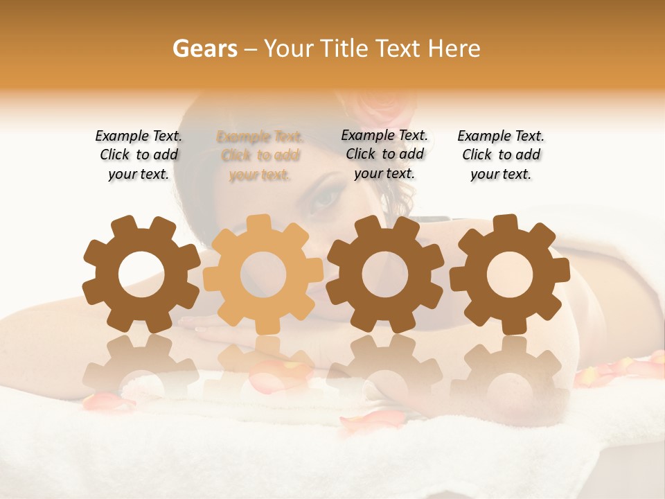 Flower Beautiful Cosmetics PowerPoint Template