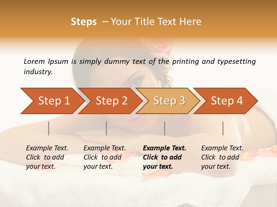 Flower Beautiful Cosmetics PowerPoint Template