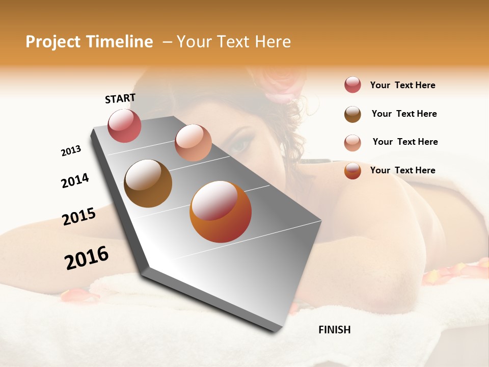 Flower Beautiful Cosmetics PowerPoint Template