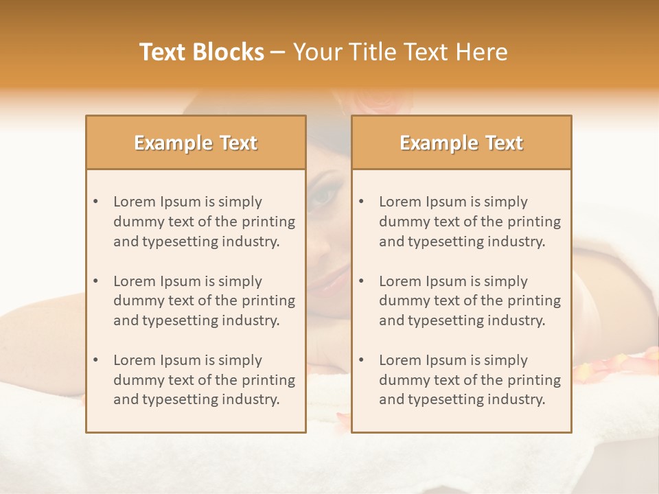 Flower Beautiful Cosmetics PowerPoint Template