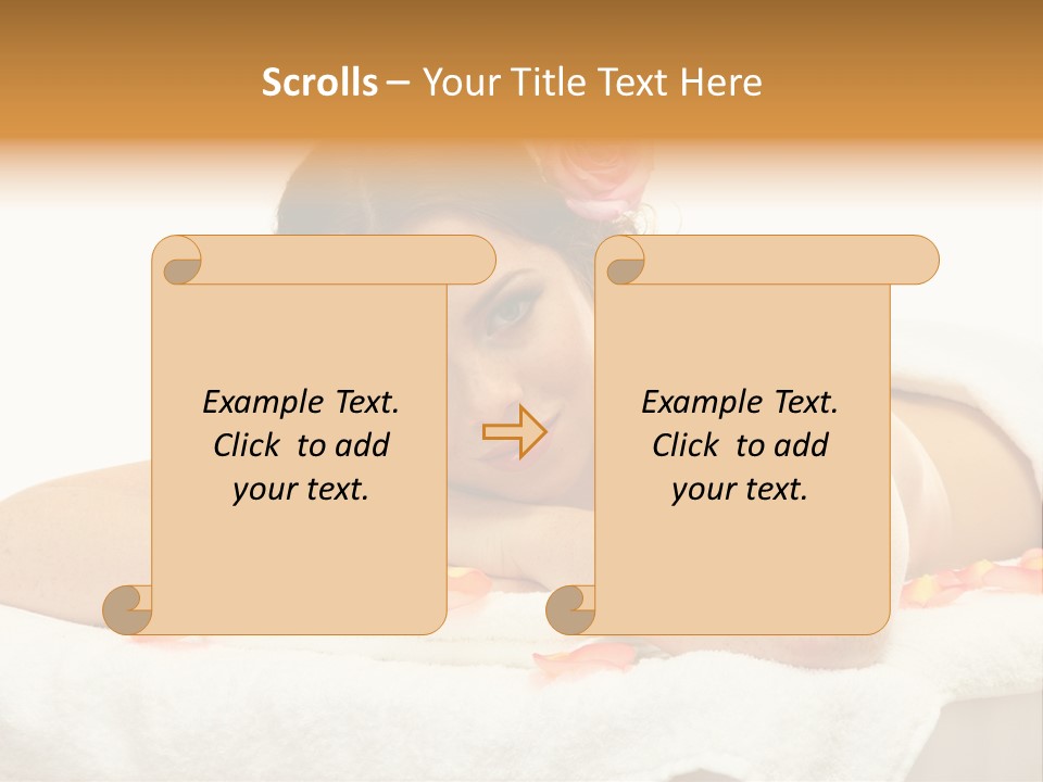 Flower Beautiful Cosmetics PowerPoint Template