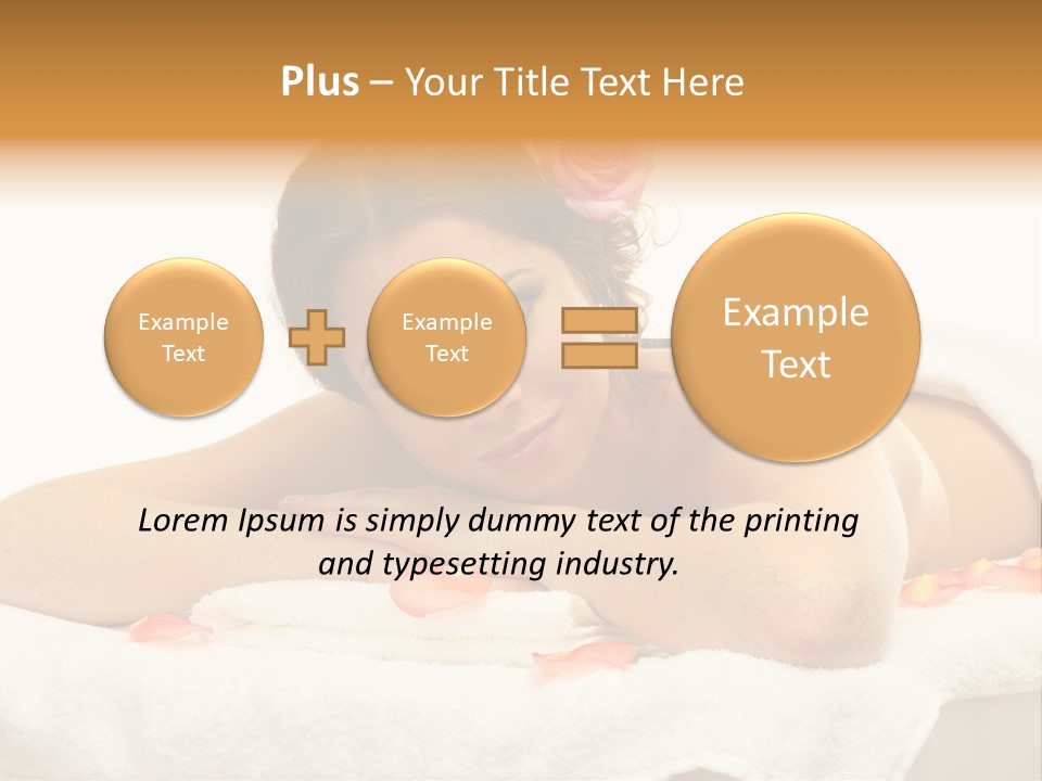 Flower Beautiful Cosmetics PowerPoint Template