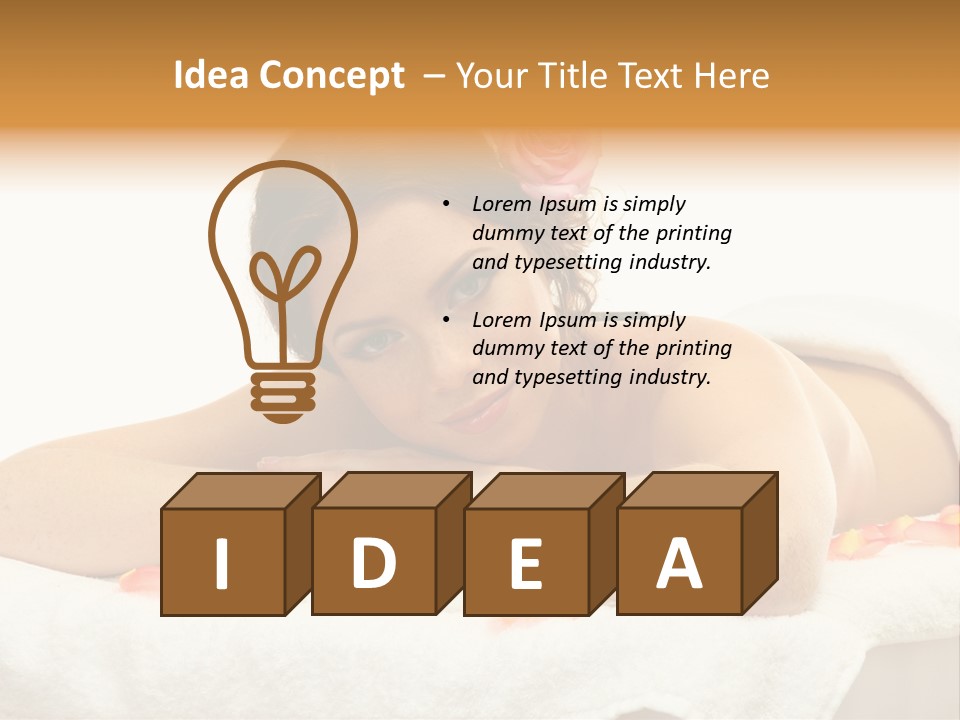 Flower Beautiful Cosmetics PowerPoint Template