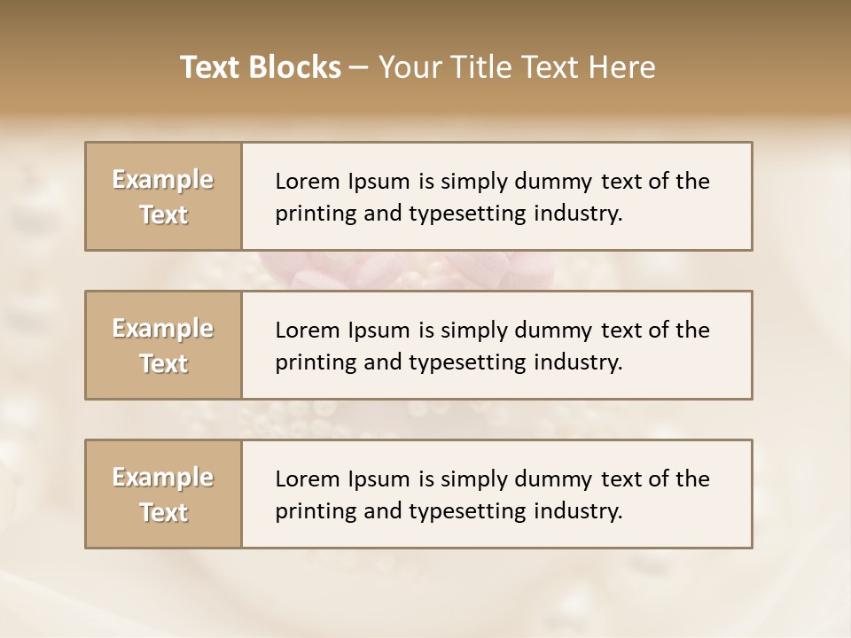 Round Hand Decorated Finger Food PowerPoint Template