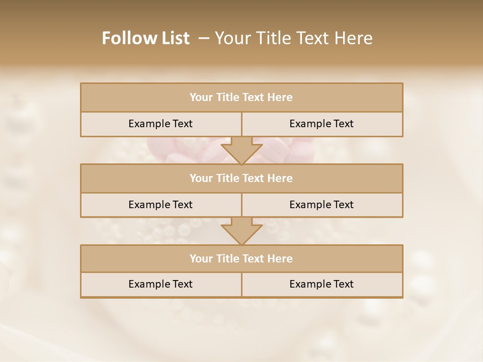 Round Hand Decorated Finger Food PowerPoint Template