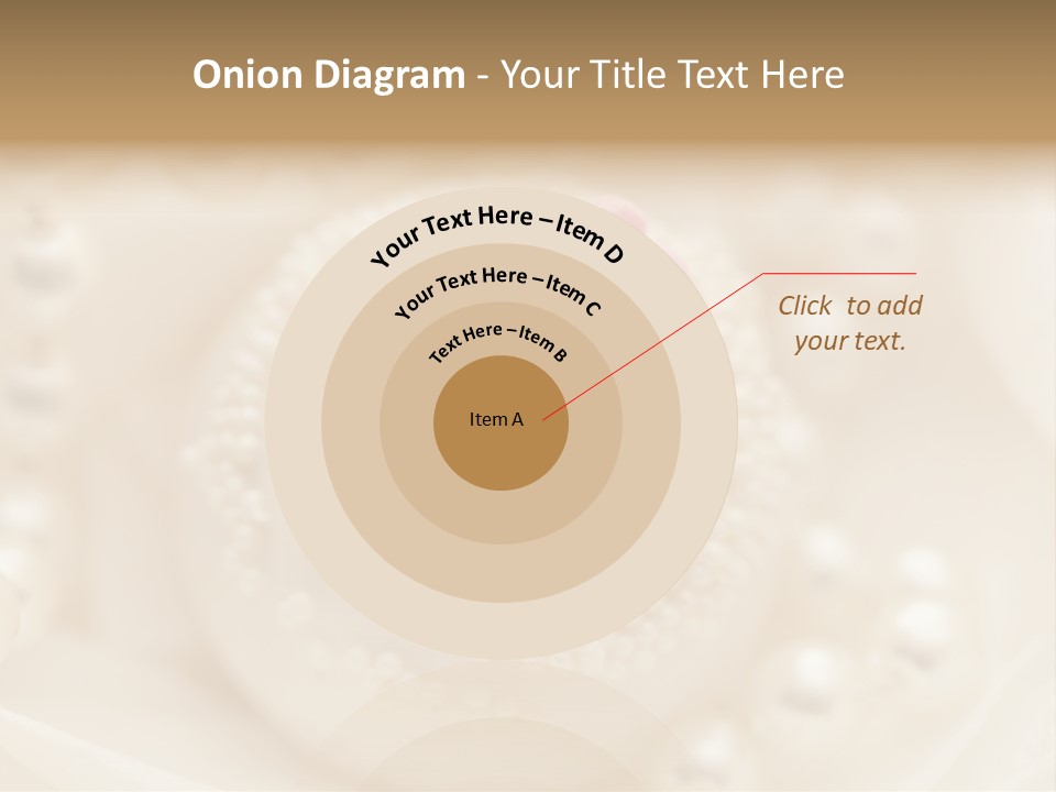 Round Hand Decorated Finger Food PowerPoint Template