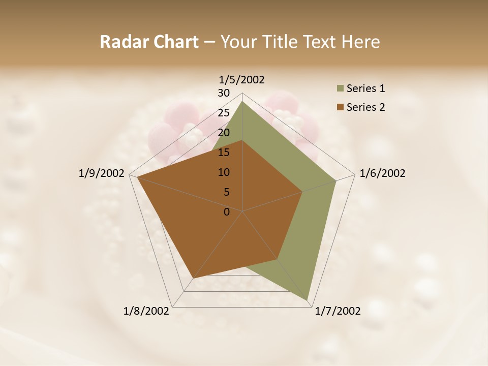 Round Hand Decorated Finger Food PowerPoint Template