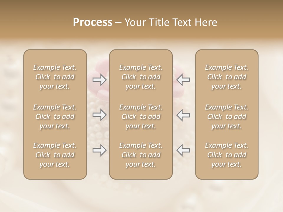 Round Hand Decorated Finger Food PowerPoint Template