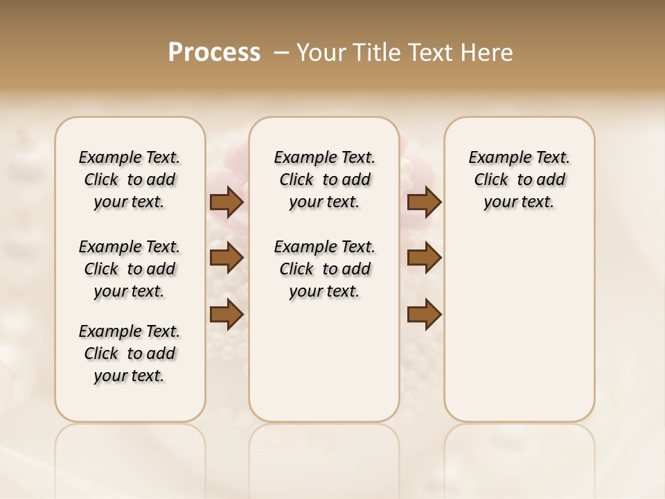 Round Hand Decorated Finger Food PowerPoint Template