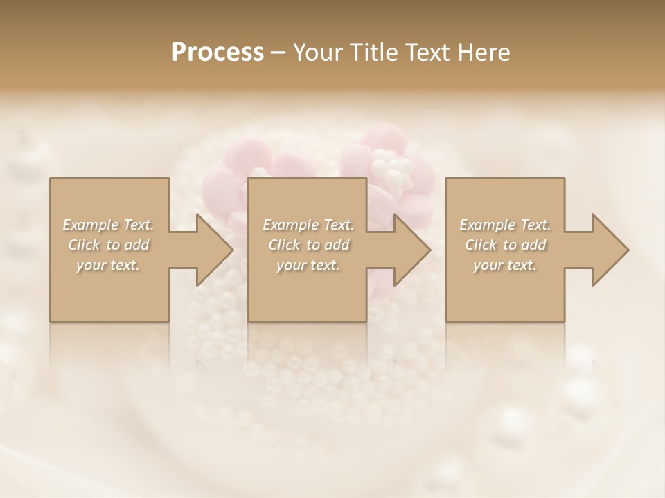 Round Hand Decorated Finger Food PowerPoint Template