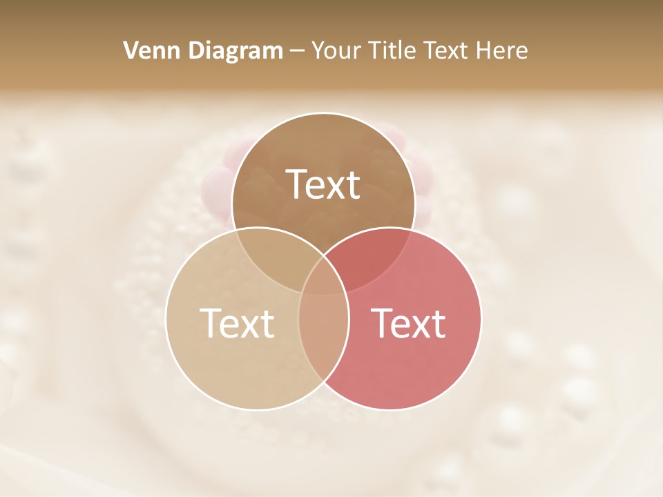 Round Hand Decorated Finger Food PowerPoint Template