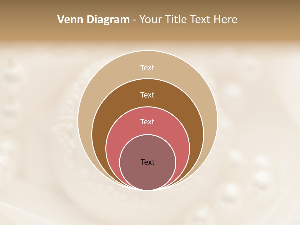 Round Hand Decorated Finger Food PowerPoint Template